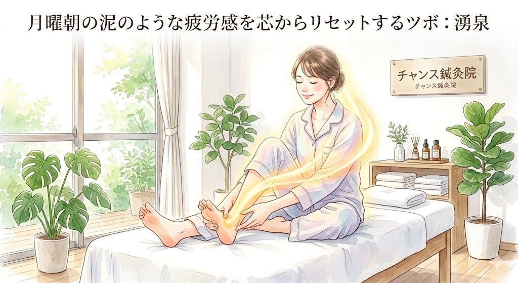 【月曜朝の重だるさ】寝ても抜けない慢性疲労を芯からリセットする「生命力のツボ」