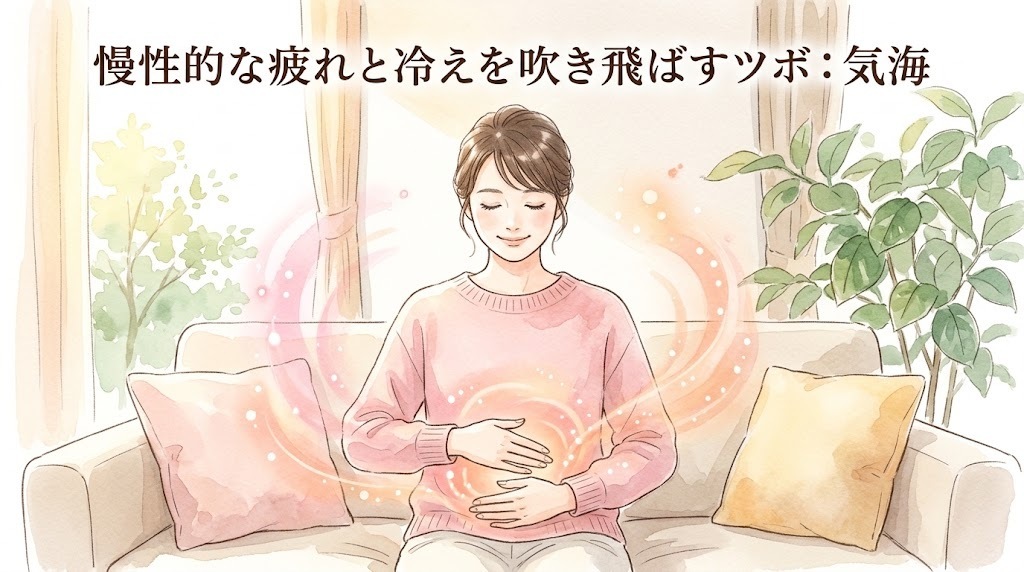 慢性的な疲れと冷えを吹き飛ばす「気海（きかい）」