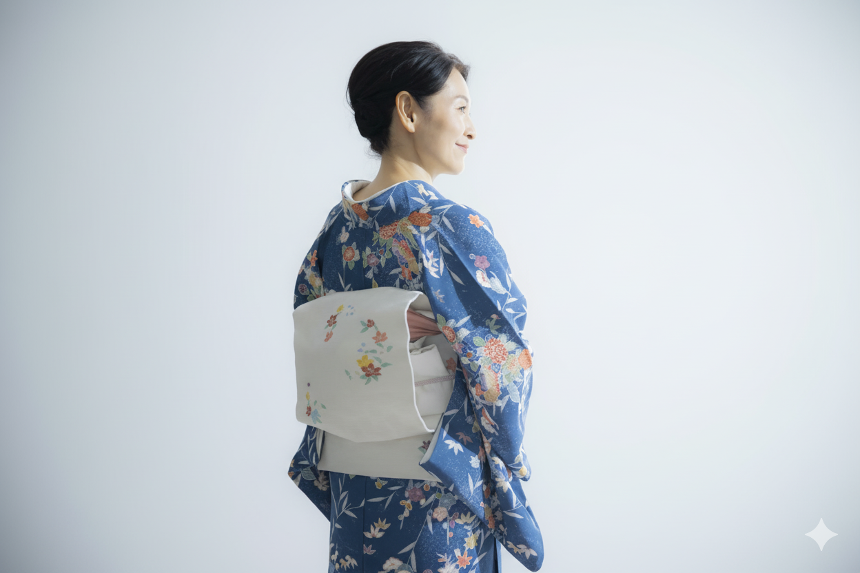 「きつくない」着物姿を実現。年齢・体型に合ったオーダーメイド個人レッスンを開催しています