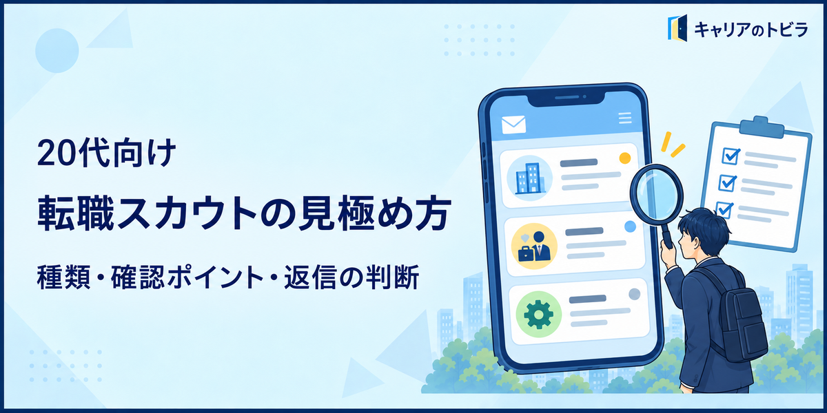 転職スカウトとは?20代が届いた求人を見極める方法と返信の判断