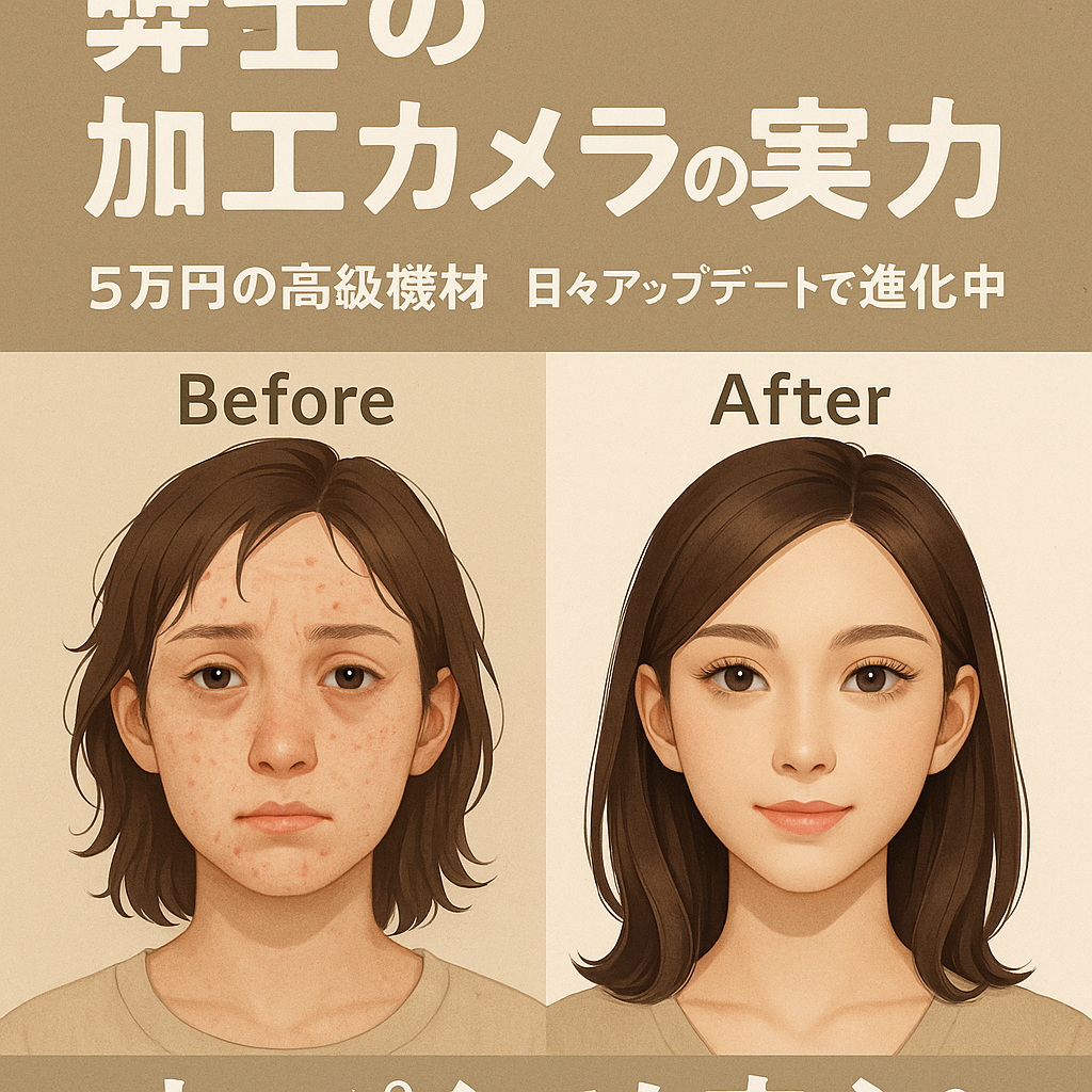 このカメラで“別人”になった私。鼻・眉・目・輪郭、ぜんぶ理想に変える魔法の映像体験