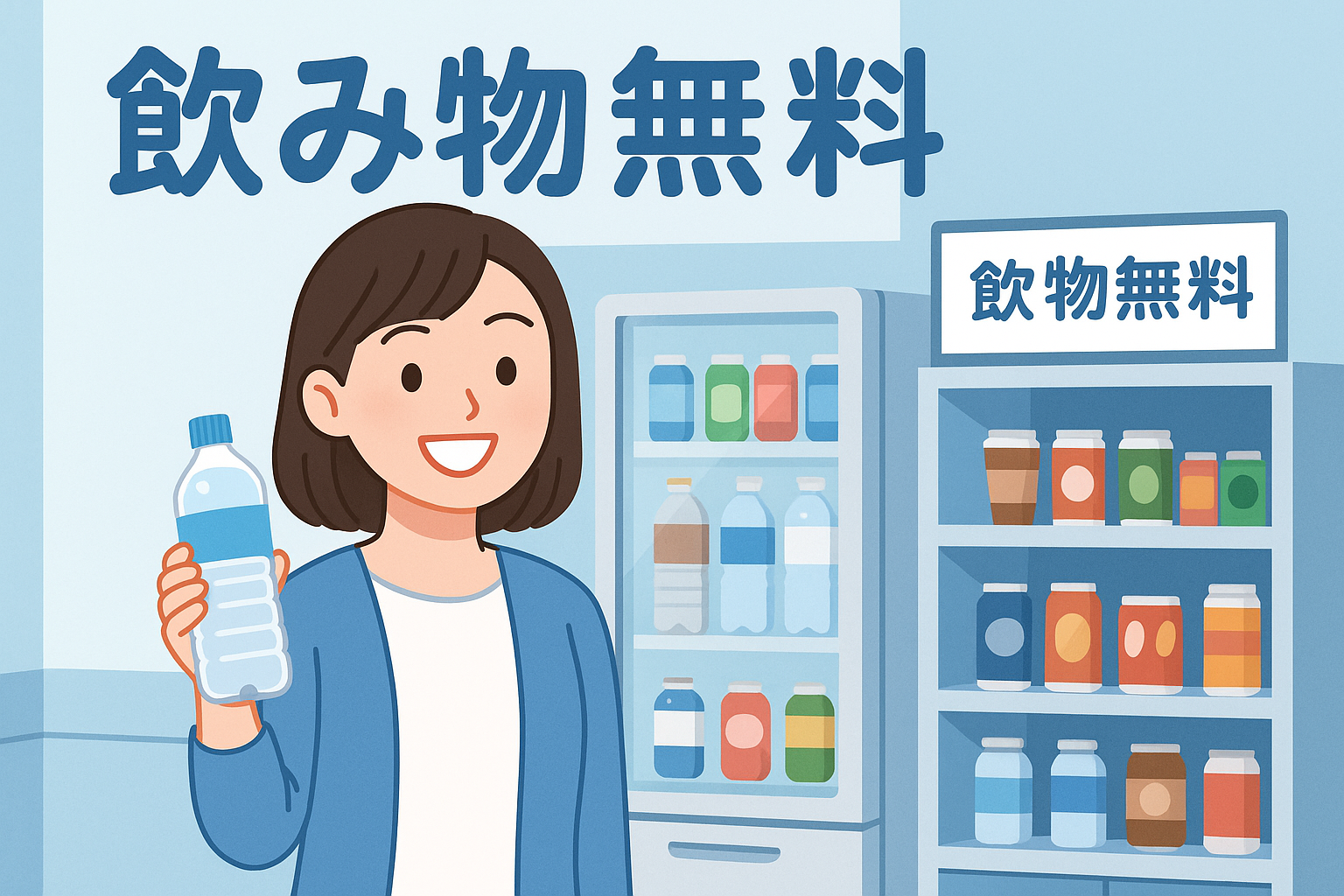 🥤 弊社の「飲み物無料」事情|本当に“好きなだけ”飲めるんです!