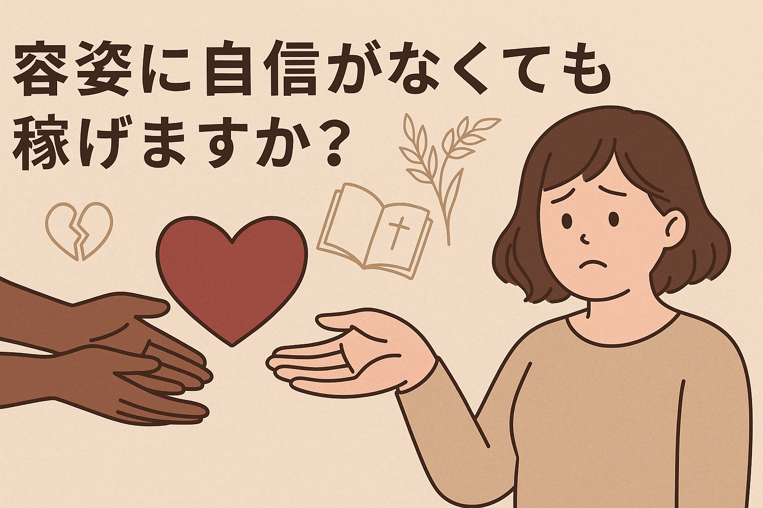 容姿に自信がなくても稼げますか？― チャットでも人生でも通じる“与える人が報われる法則” ―