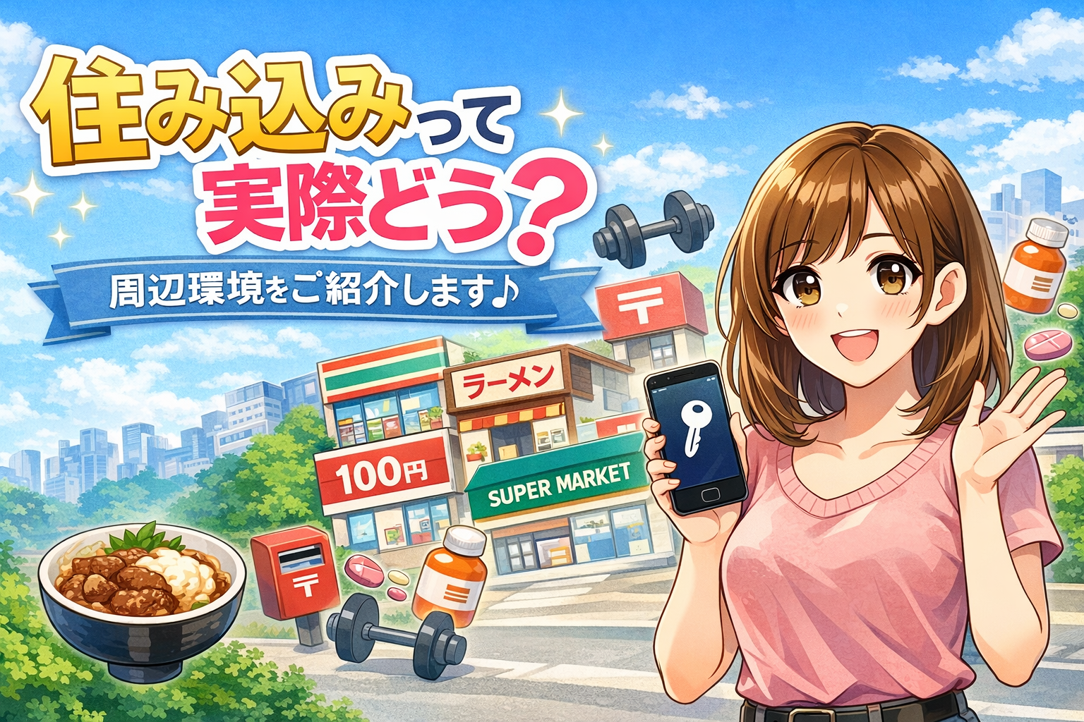 住み込みって実際どう？周辺環境についてよく聞かれます