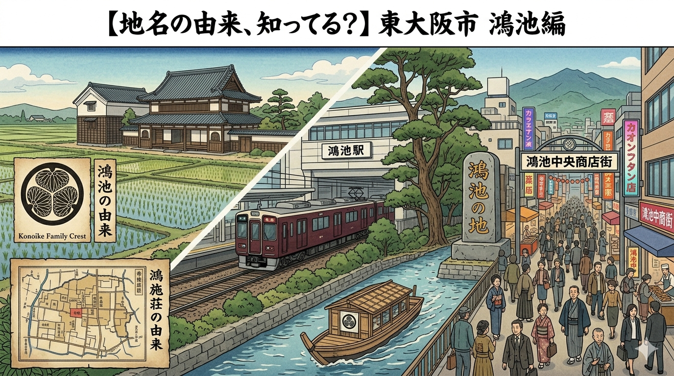 【地名の由来、知ってる?】第4回:鴻池編