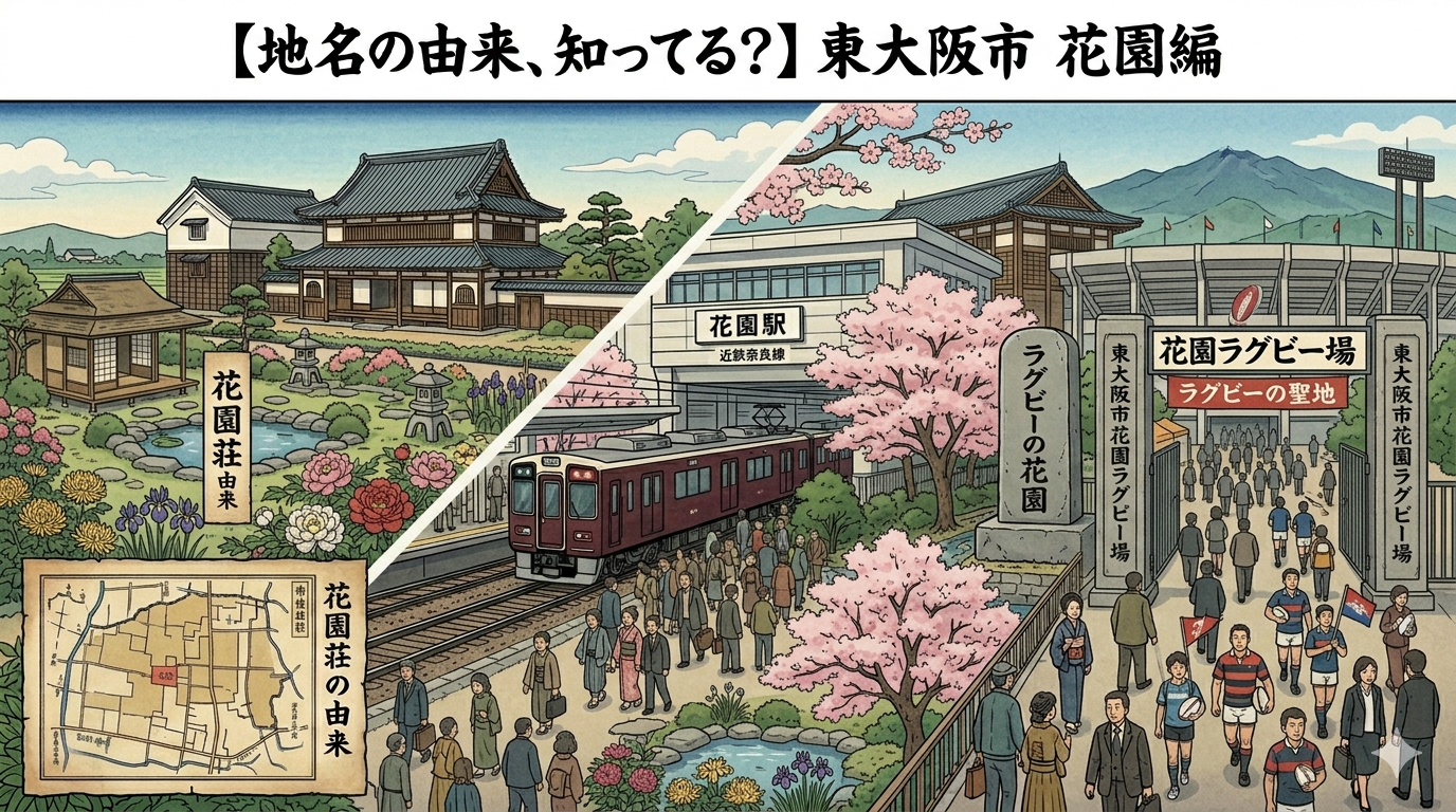 【地名の由来、知ってる？】第5回：花園編