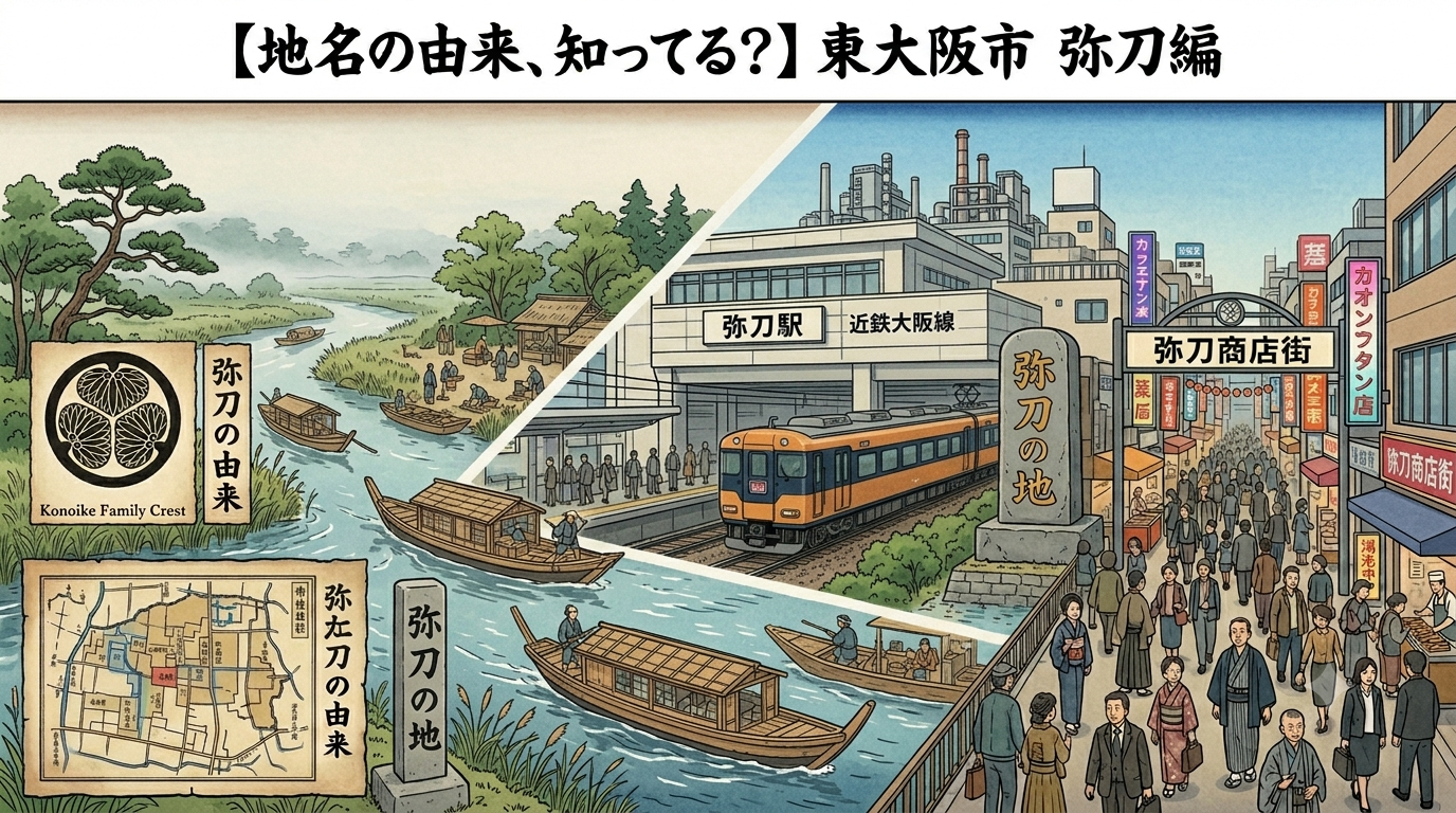 【地名の由来、知ってる？】第6回：弥刀編