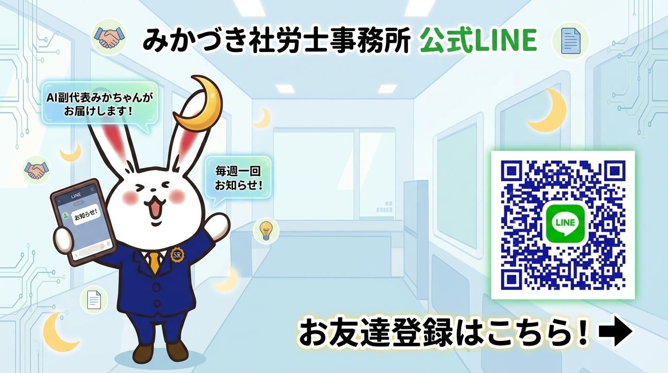 公式LINEのお知らせ