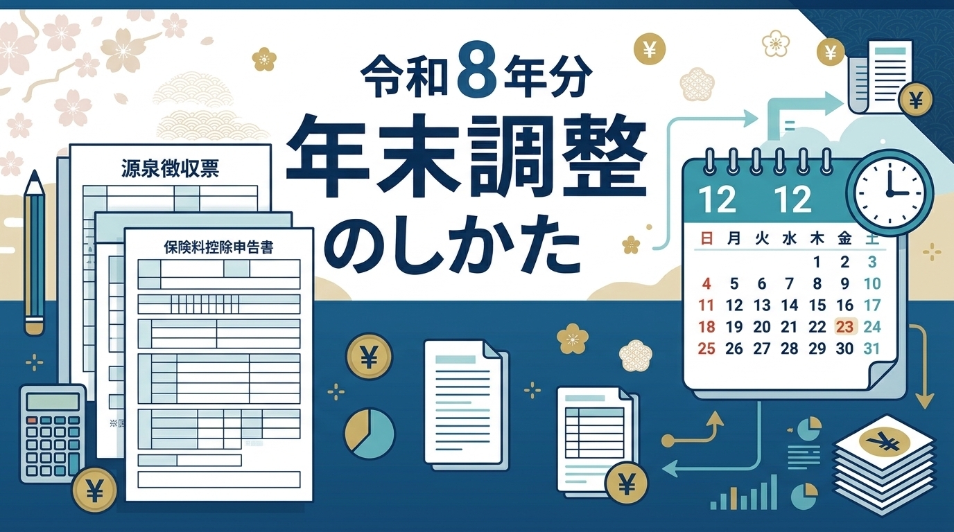 「令和8年分 年末調整のしかた」が公表されました