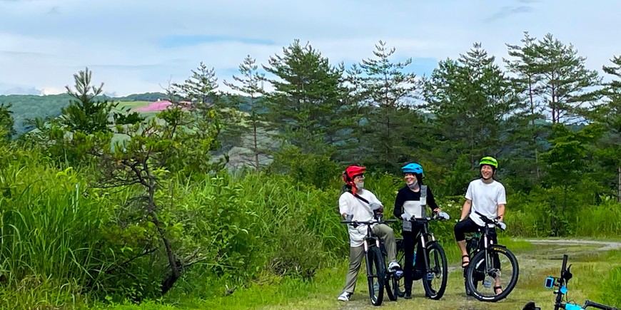 ひるがの高原を巡る 初心者向けEマウンテンバイクツアーのイメージ