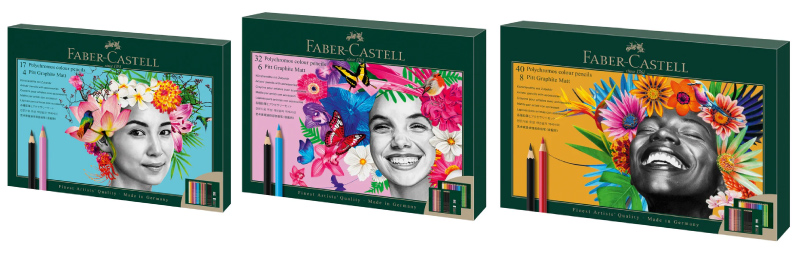 ポリクロモス色鉛筆& ピットグラファイトマット鉛筆ギフトセット