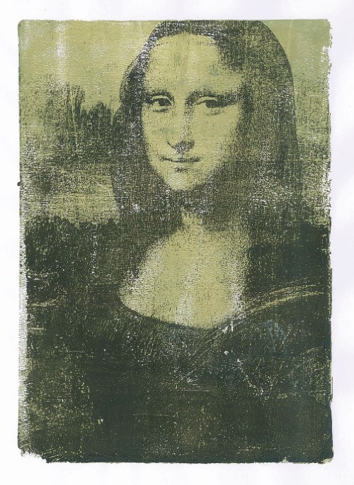 印刷物を転写する