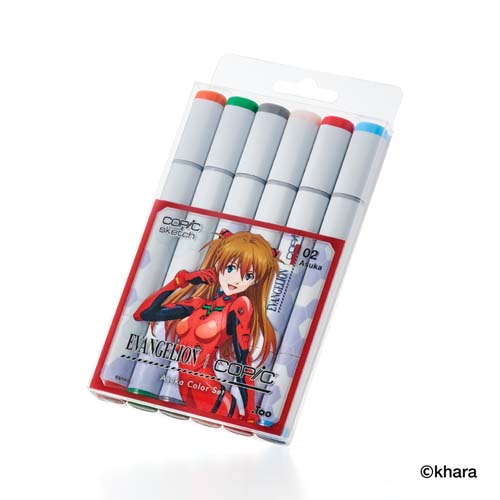 エヴァンゲリオン × コピック アスカ カラーセット