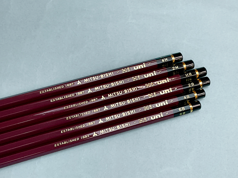 4H/2H/HB/2B/4B/6Bの鉛筆