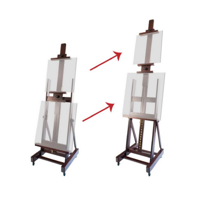 キャンバスをセットしたまま高さ調整