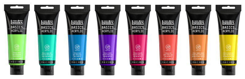 8色のメタリックカラー