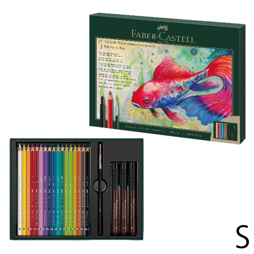 アルブレヒト・デューラー水彩色鉛筆とピットアーティストペンセット Sセット