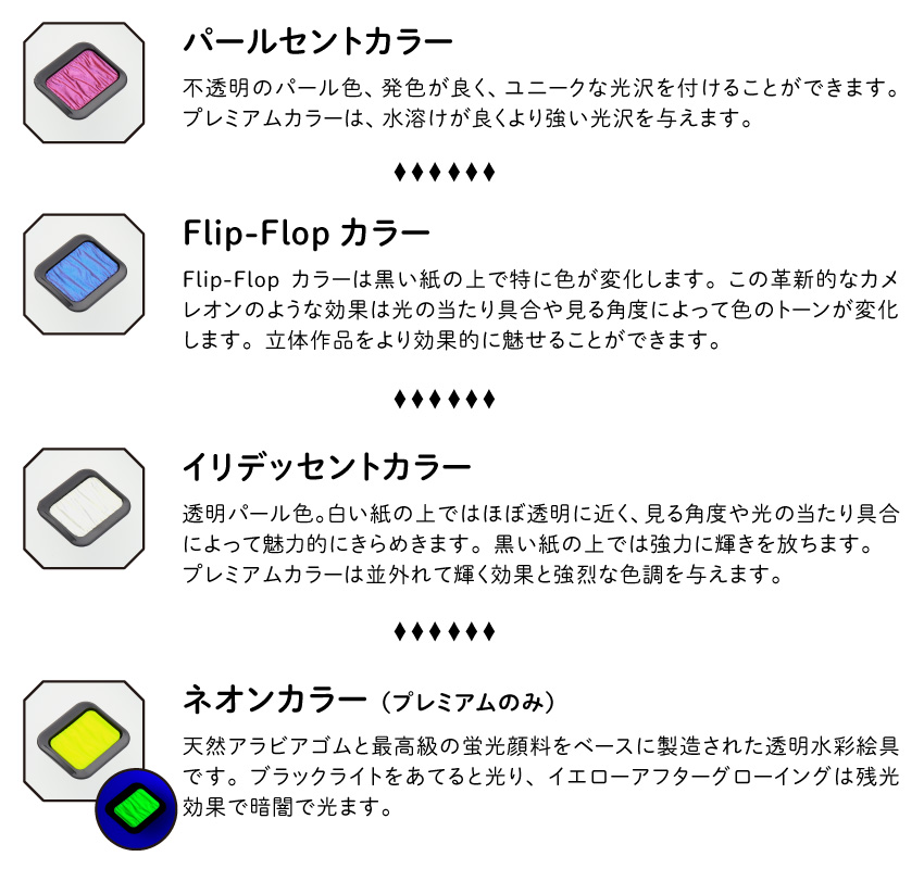 79%以上節約 ホルベイン ファインテック イリデッセンス6色セット kead.al