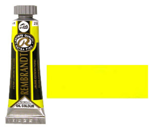 レンブラント 油絵具5号(15ml) 254パーマネントレモンイエロー
