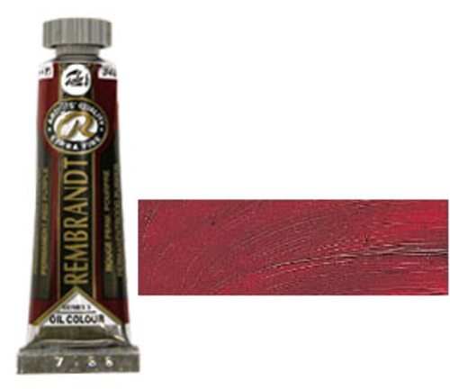 レンブラント 油絵具5号(15ml) 348パーマネントレッドパープル