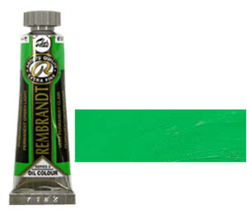 レンブラント 油絵具5号(15ml) 618パーマネントグリーンライト