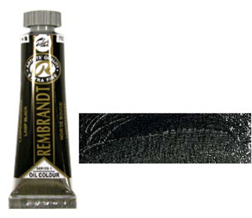 レンブラント 油絵具5号(15ml) 702ランプブラック