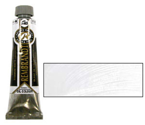 レンブラント 油絵具9号(40ml) 118チタニウムホワイト(リンシード)
