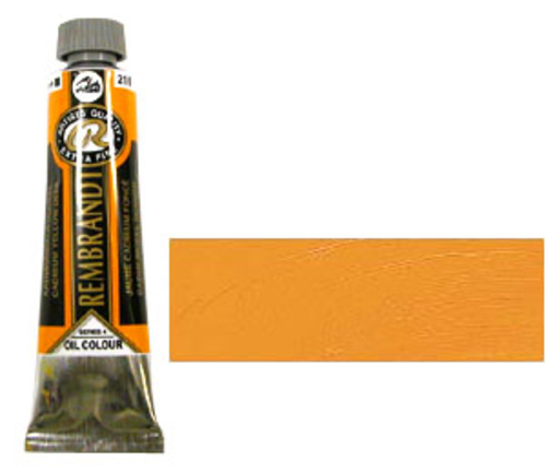 レンブラント 油絵具9号(40ml) 210カドミウムイエローディープ