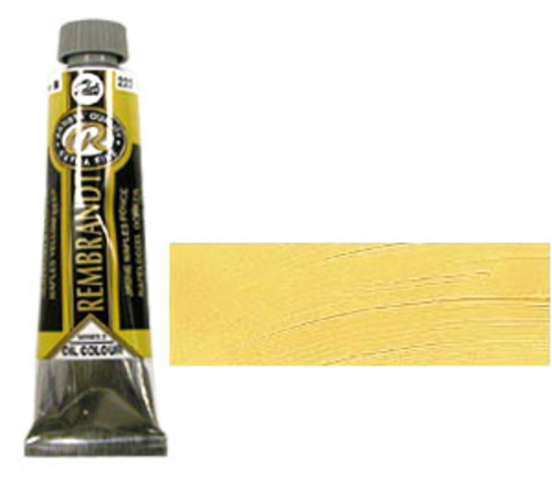 レンブラント 油絵具9号(40ml) 223ネープルスイエローディープ