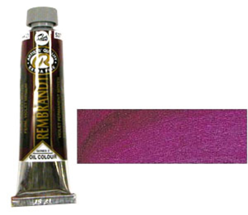 レンブラント 油絵具9号(40ml) 537パーマネントバイオレットミディアム