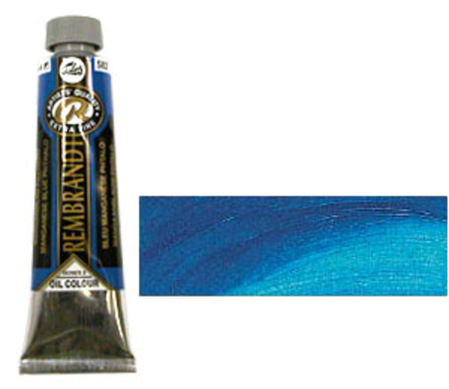 レンブラント 油絵具9号(40ml) 582マンガニースブルーフタロ