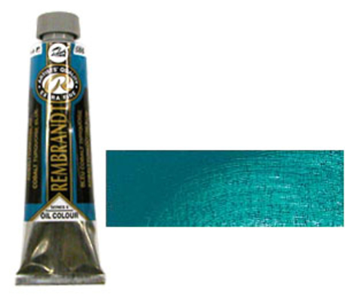 レンブラント 油絵具9号(40ml) 586コバルトターコイズブルー
