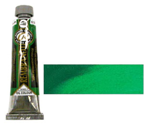 レンブラント 油絵具9号(40ml) 619パーマネントグリーンディープ