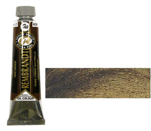 レンブラント 油絵具9号(40ml) 408ローアンバー