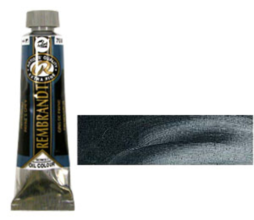 レンブラント 油絵具9号(40ml) 708ペイニーズグレー
