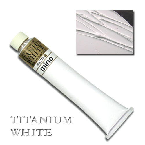 ミノー油絵具 20号(110ml) 277チタニウムホワイト
