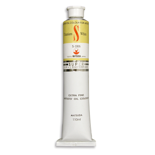 マツダ スーパー油絵具20号(110ml) チタニウムホワイト(S-1006)