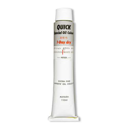 マツダ クイック油絵具20号(110ml) ファンデーションホワイト(Q-004)