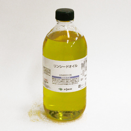 クサカベ 画用液 リンシードオイル 500ml