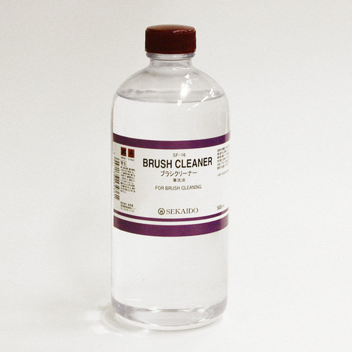 世界堂 画用液 ブラシクリーナー 500ml
