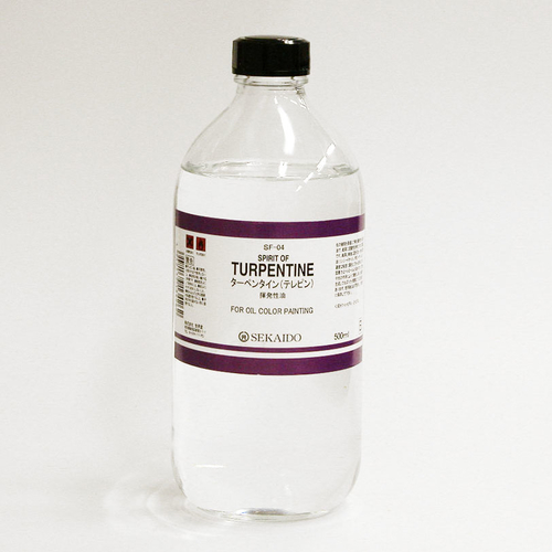 世界堂 画用液 ターペンタイン(テレピン) 500ml