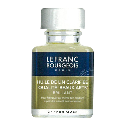 ルフラン 画用液 クラリファイド(脱色)リンシードオイル 75ml