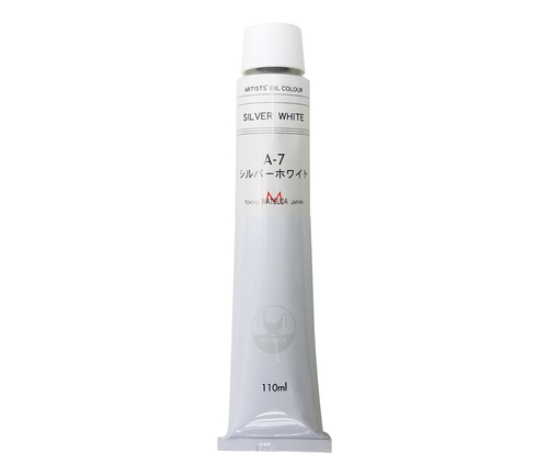マツダ 専門家用油絵具20号(110ml) シルバーホワイト(A-7)