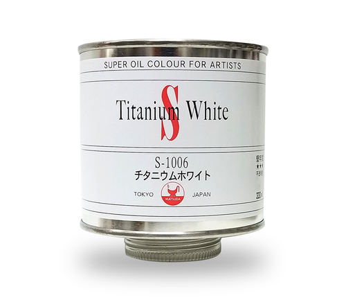マツダ スーパー油絵具330ml缶 チタニウムホワイト(S-1006)
