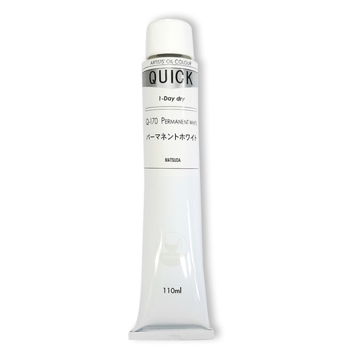 マツダ クイック油絵具20号(110ml) パーマネントホワイト(Q-170)
