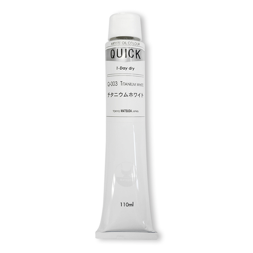 マツダ クイック油絵具20号(110ml) チタニウムホワイト(Q-003)