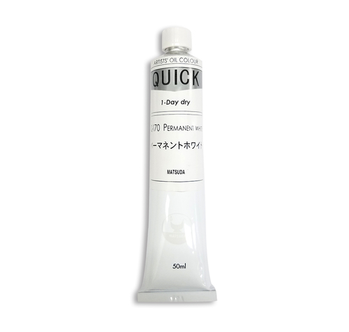 マツダ クイック油絵具10号(50ml) パーマネントホワイト(Q-170)