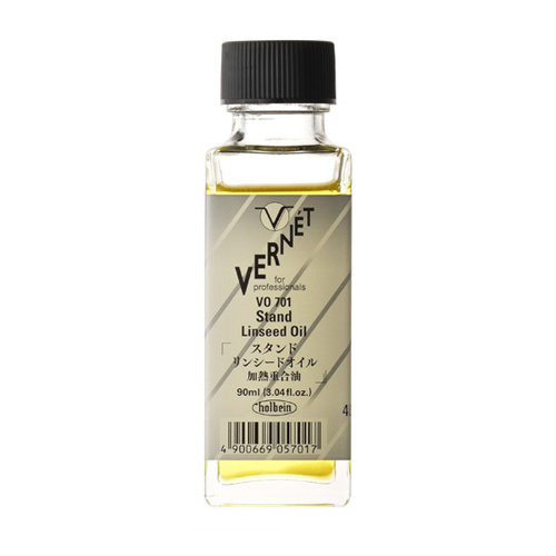 ホルベイン ヴェルネ画用液 スタンドリンシードオイル90ml(VO701)