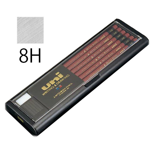 新品 廃盤 三菱鉛筆 uni ユニ ゴールドユニ ホワイト HB ダース 三菱鉛筆 uni ユニ ダース 12本入り ケース付き デッサン 鉛筆画