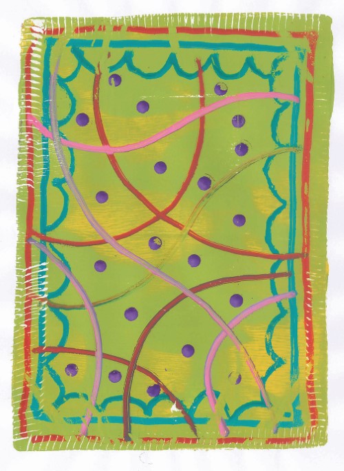 マーカーを使用した作品